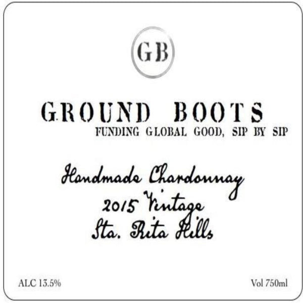 Ground Boots CHARDONNAY 2015 Sta. Rita Hills